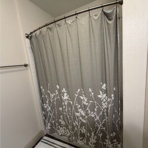 Target floral shower curtain